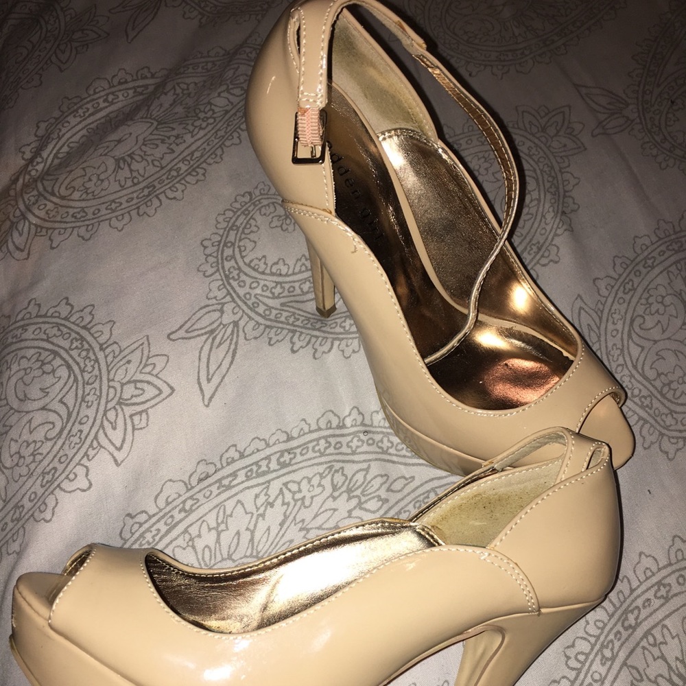 Beige Stiletto Heels